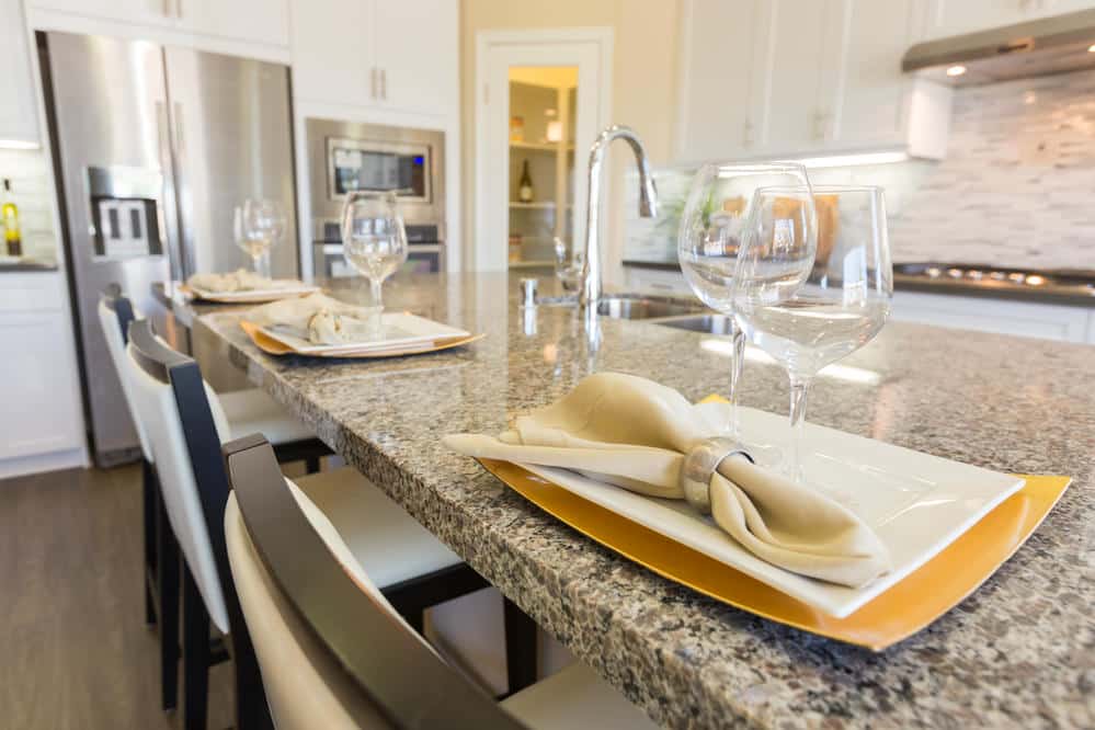 Granite Countertop for Modern and Sleek Kitchen - At Granite Fabrication Center in Lewisville and Carrollton TX